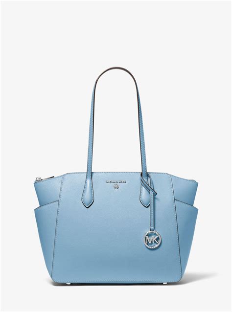 michael kors blue checkered bag|Michael Kors saffiano bag.